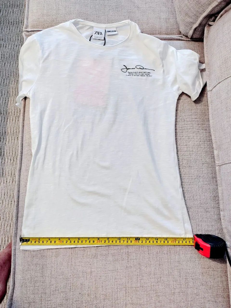 Camiseta Zara (James Dean) Nova - Foto 4