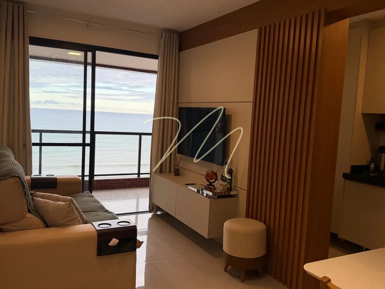 Apartamento 2 quartos mobiliado frente mar - Foto 4