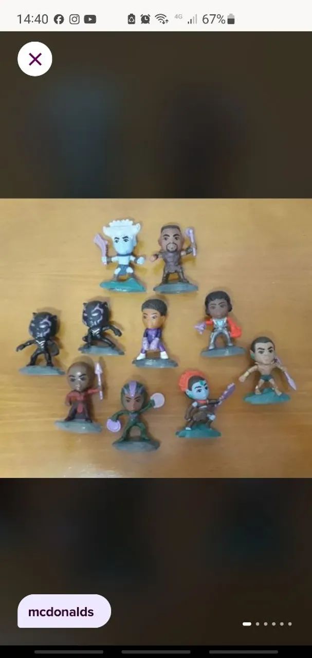 Coleção Pantera Negra Macdonalds  - Foto 3
