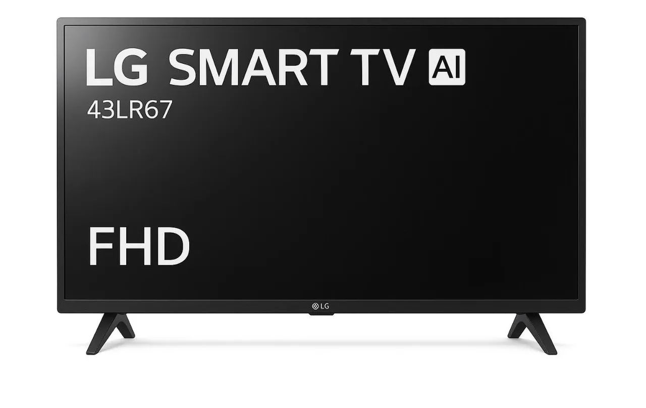 TV LG 43 Smart TV AI Full HD - Nova na Caixa 
