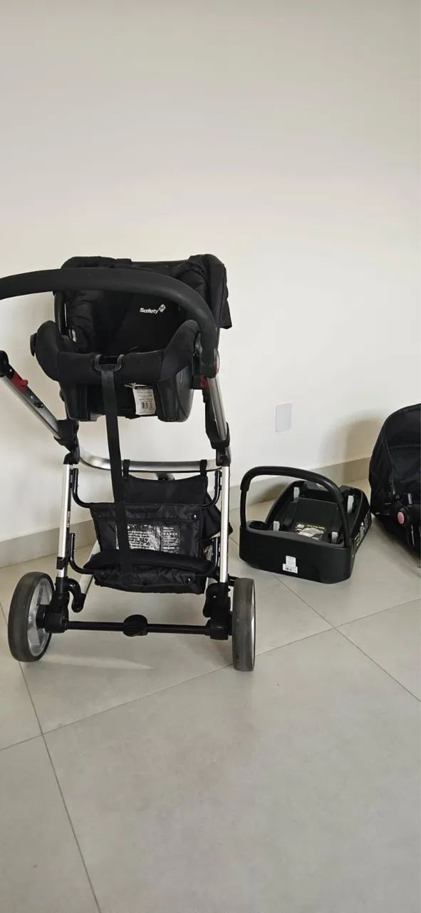 Carrinho e bebê conforto da safety first  - Foto 2