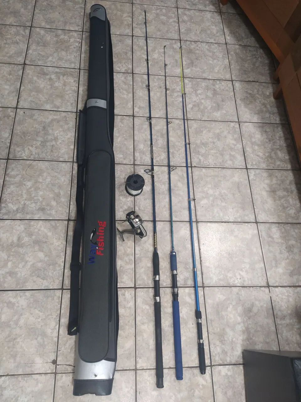 Itens de pesca esportiva (leve/média - molinete) - Foto 2