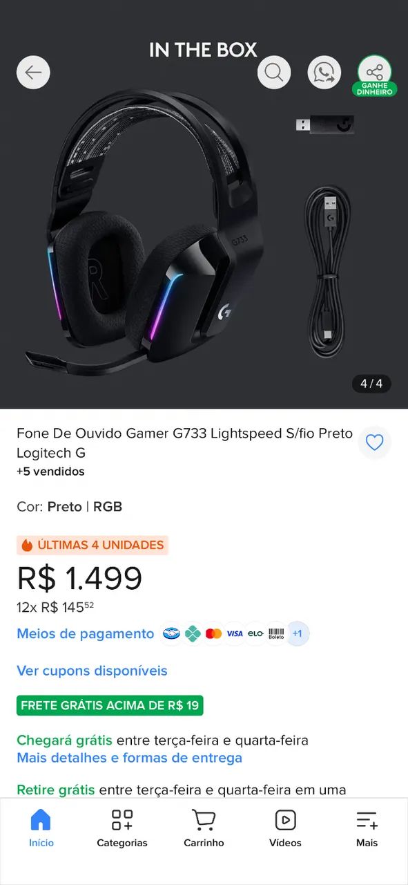 Periféricos logitech gpro - Foto 4