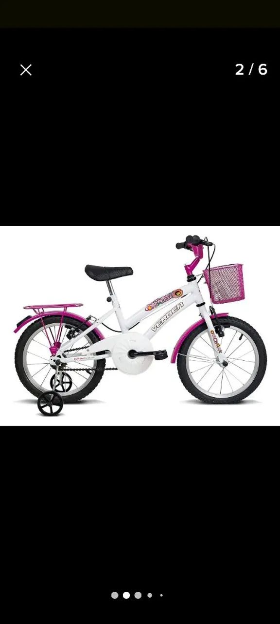 Bicicleta infantil aro 16 freio cesto e buzina  - Foto 3