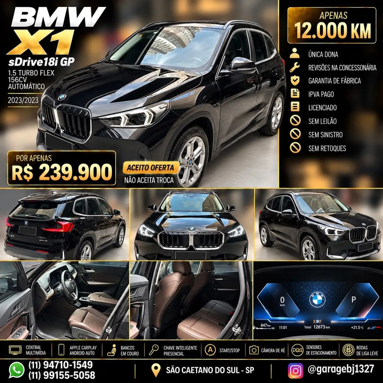 BMW X1 Sdrive 18I GP 1.5 TB Aut. 2023