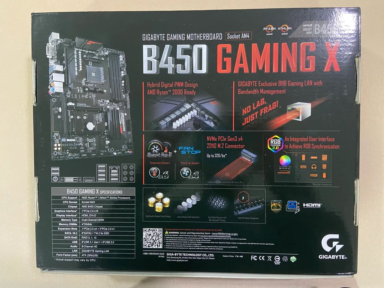 Kit B450 Gigabyte DDR4 + 2x8gb ram - Foto 5