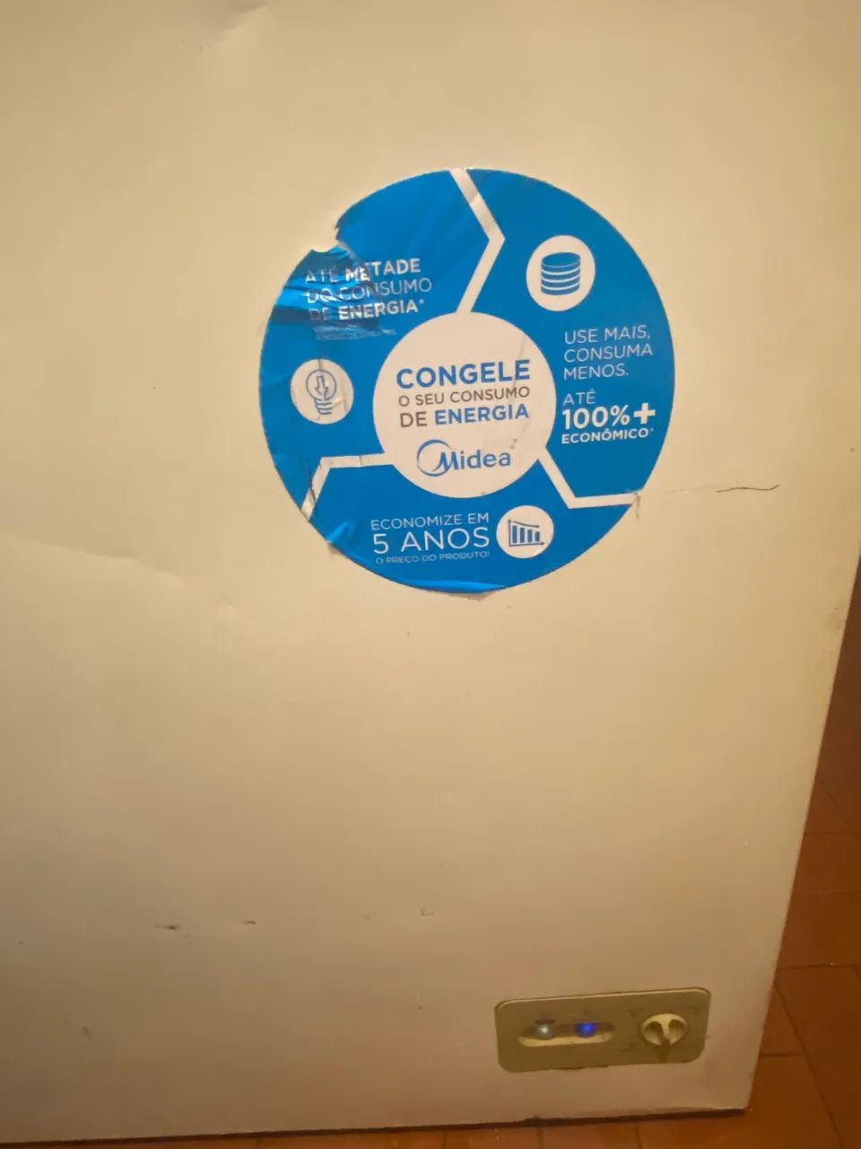 Freezer Horizontal Midea 220V - Funcionando Perfeitamente - Foto 4