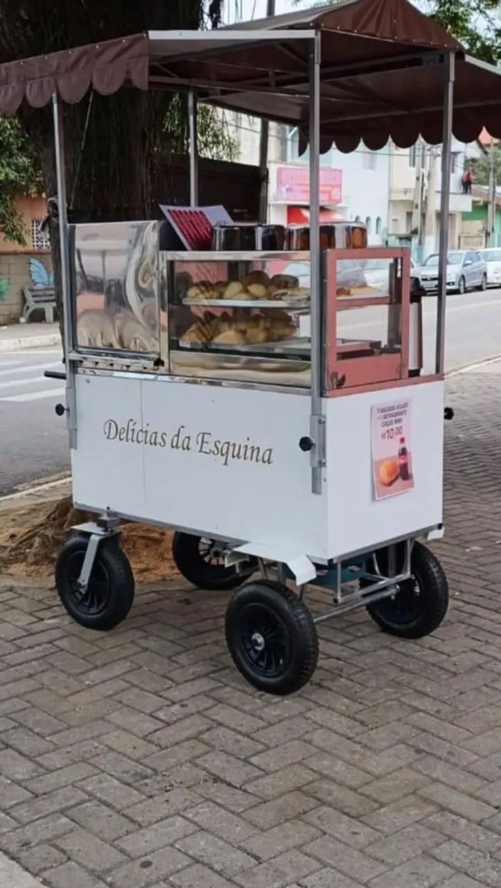 Carrinho de salgados 