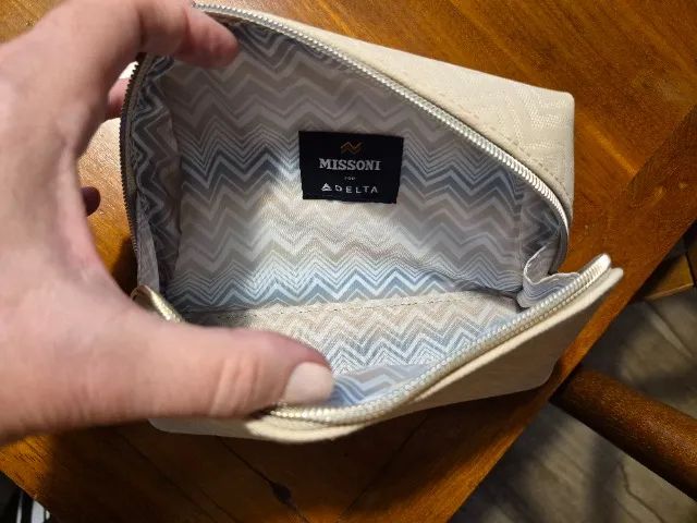 necessaire missoni bege, nova  - Foto 2