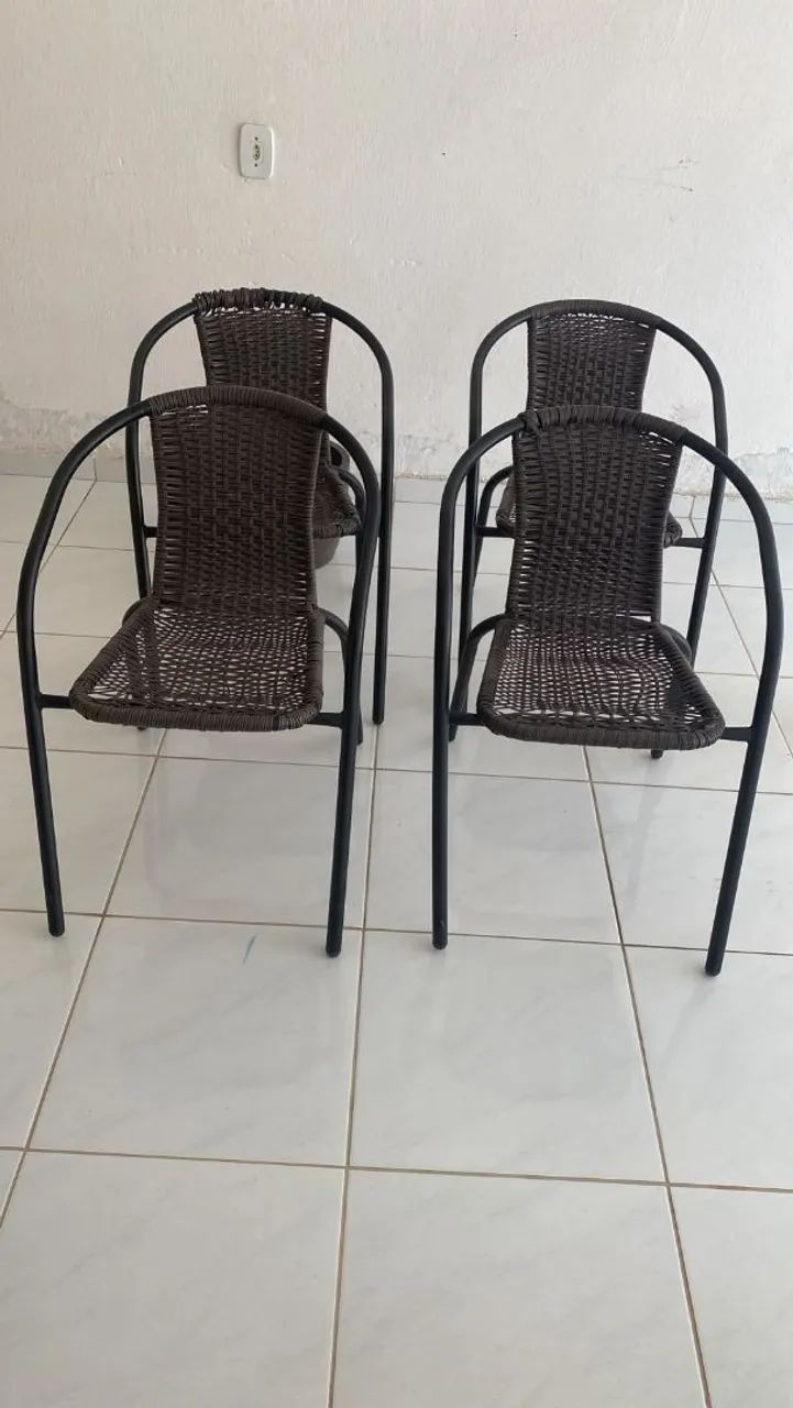 Kit 4 cadeiras para terraço  - Foto 2