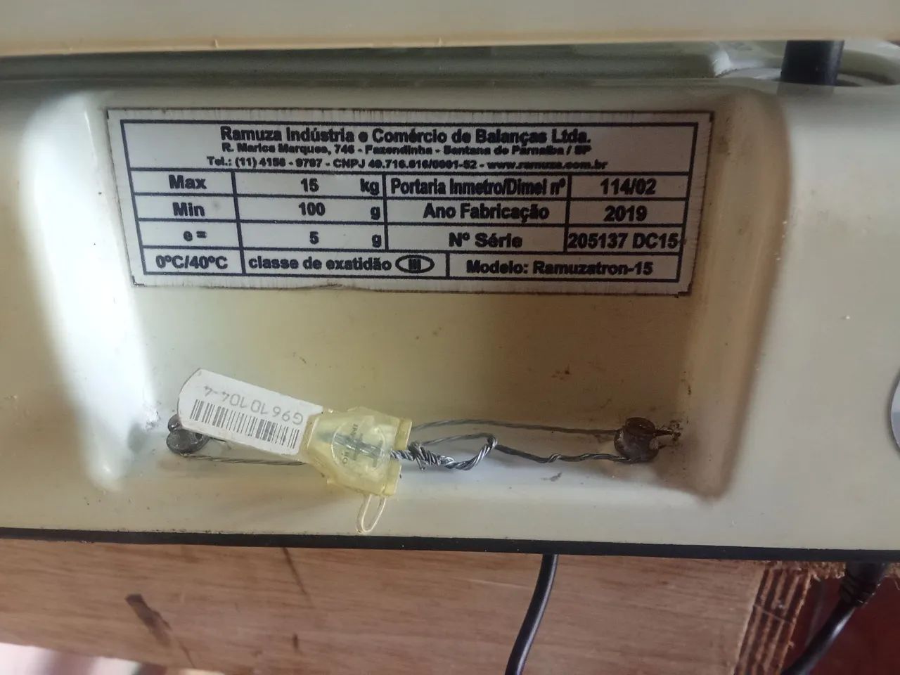 Balança eletrônica selo do Inmetro a musaza - Foto 4