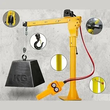 Mini Guindaste Munck Elétrico 12v 500kg Para Caminhonete - Foto 2