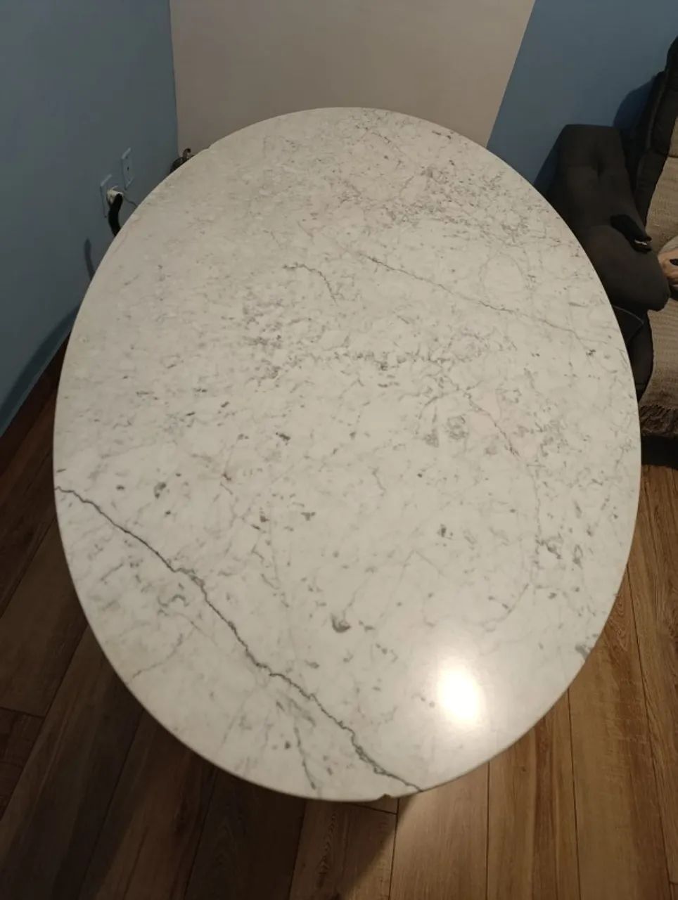 Mesa Saarinen Oval - Carrara 180x110 - Foto 3