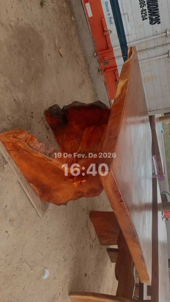 Mesa rústica de jaqueira  - Foto 2