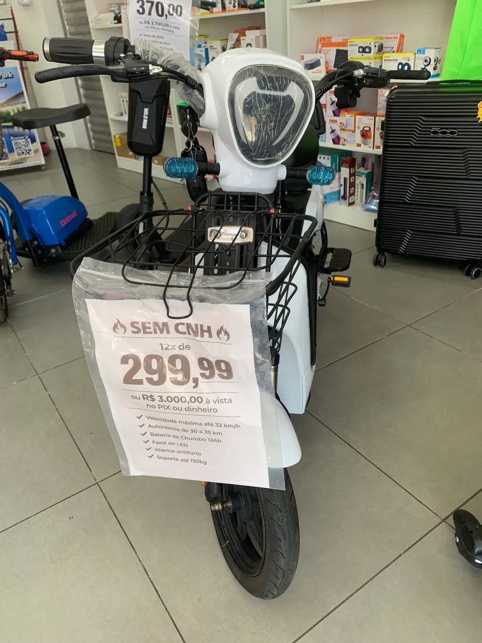 Scooter Elektroid 350w sem CNH. - Foto 3