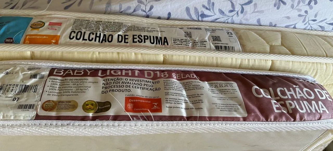 Berço 3 em 1 + 2 colchões + lençol  - Foto 5