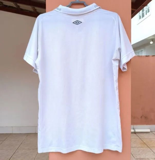 Camisa futebol time santos umbro branco Tam G - Foto 2
