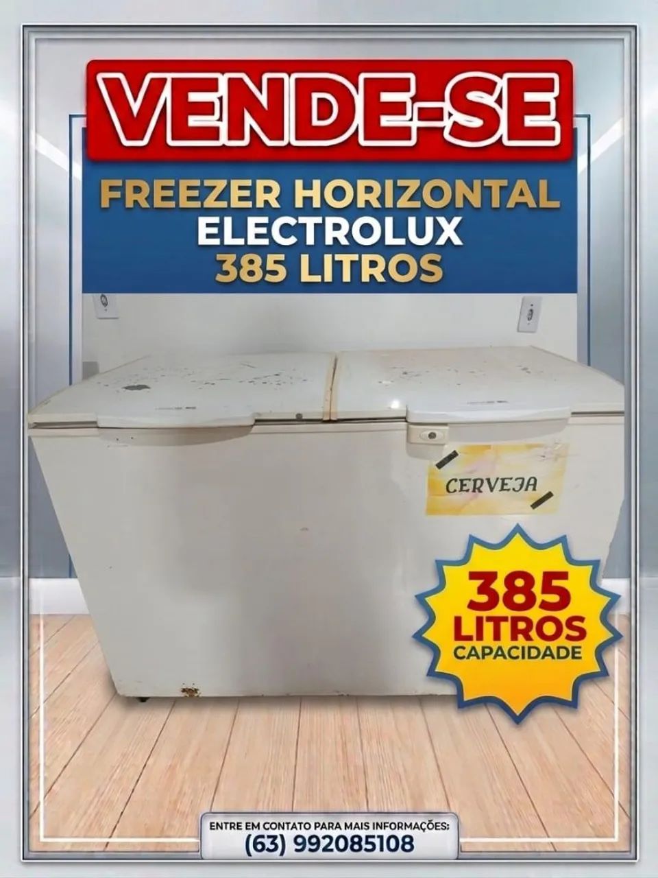Freezer Excelente em Estado 