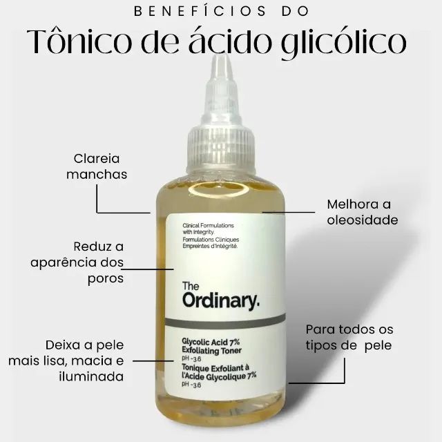 The Ordinary Glycolic Acid 7% Exfoliating Toner - 240ml - Foto 2