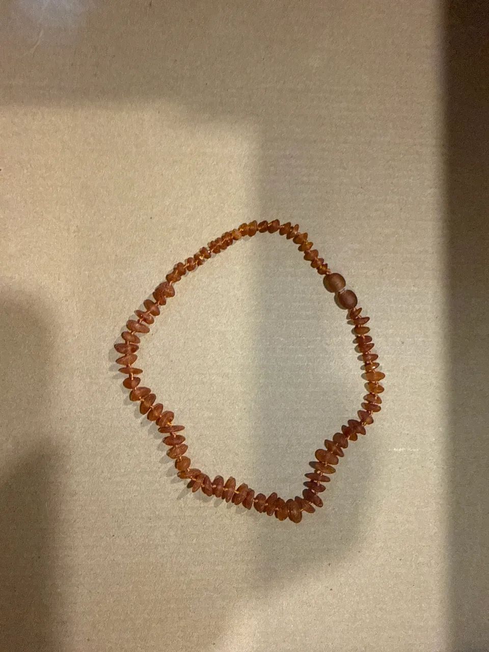 Colar ambre mel bebê 33cm nunca usado 