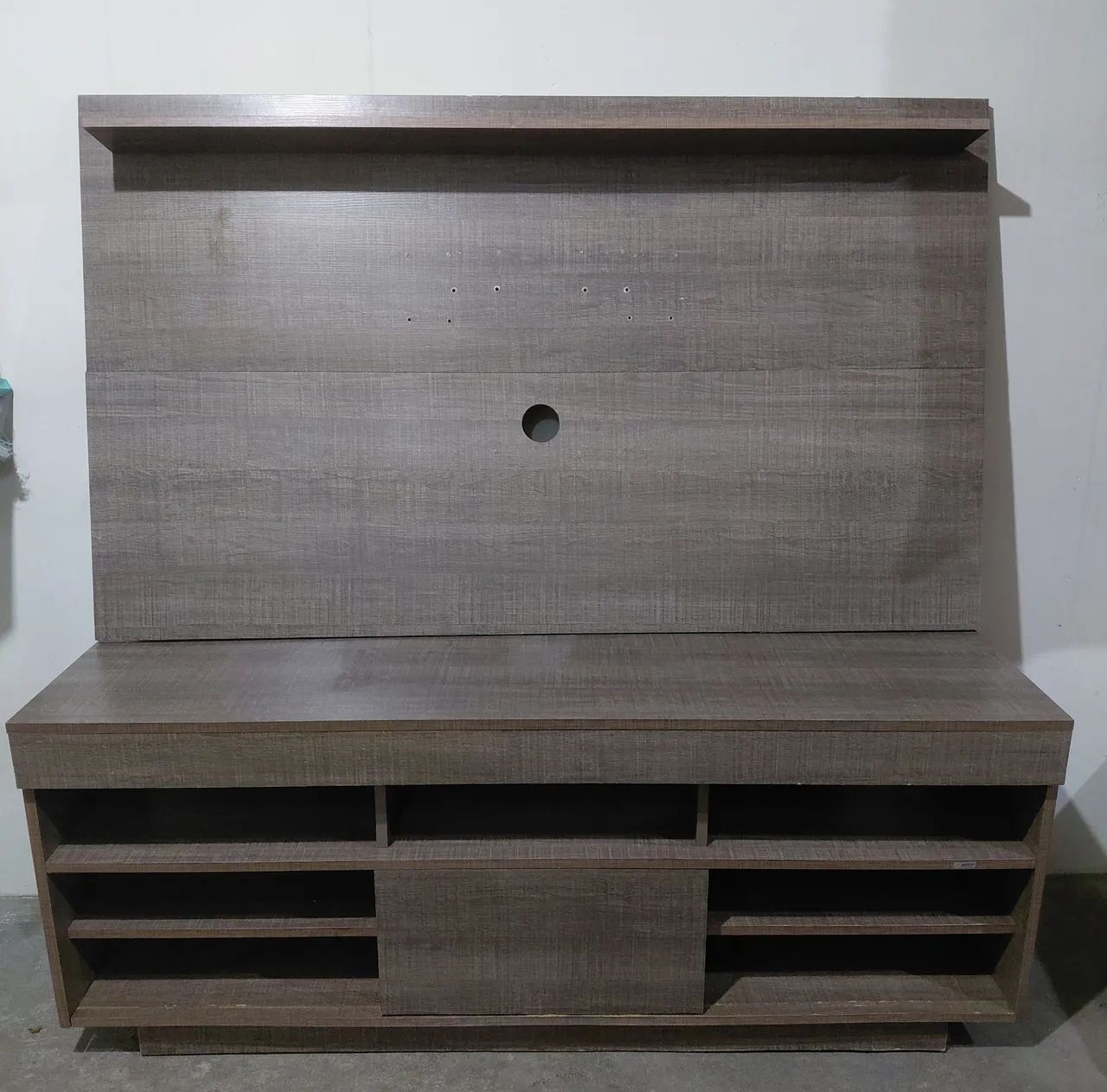 Painel de TV e rack