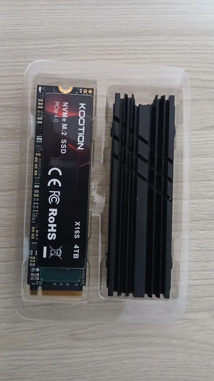 SSD NVMe M.2 PCIe 4.0 Kootion 4TB - Novo