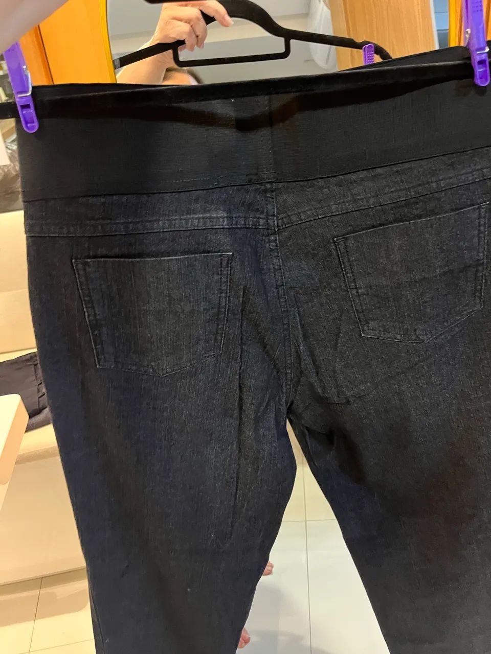 Calça jeans preta - Foto 3