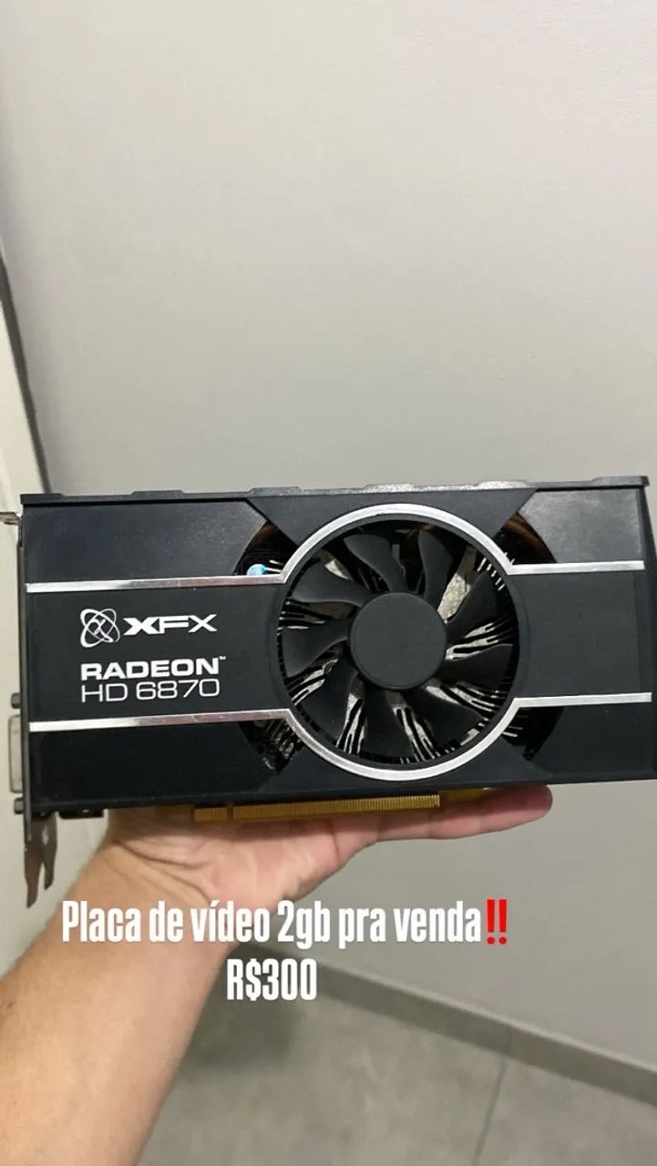 Placa de vídeo 2gb pra venda ou brick - Peças de Hardware - São