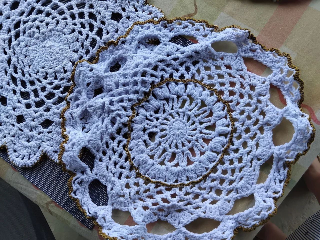 Conjunto 8 peças de croche  - Foto 4