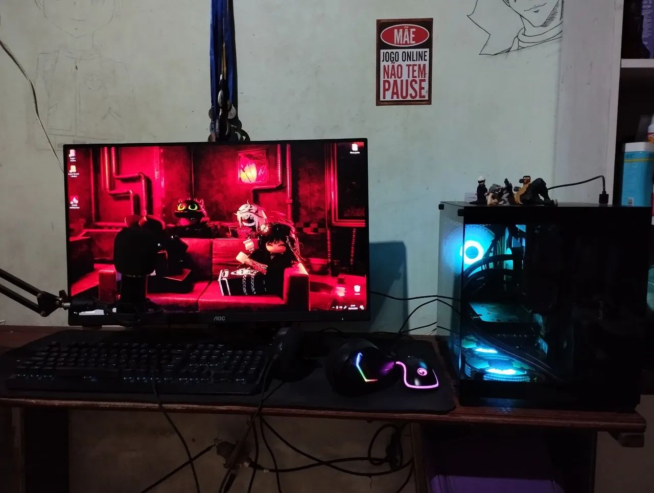 Pc completo - Ryzen 7 5700x3d + RX580