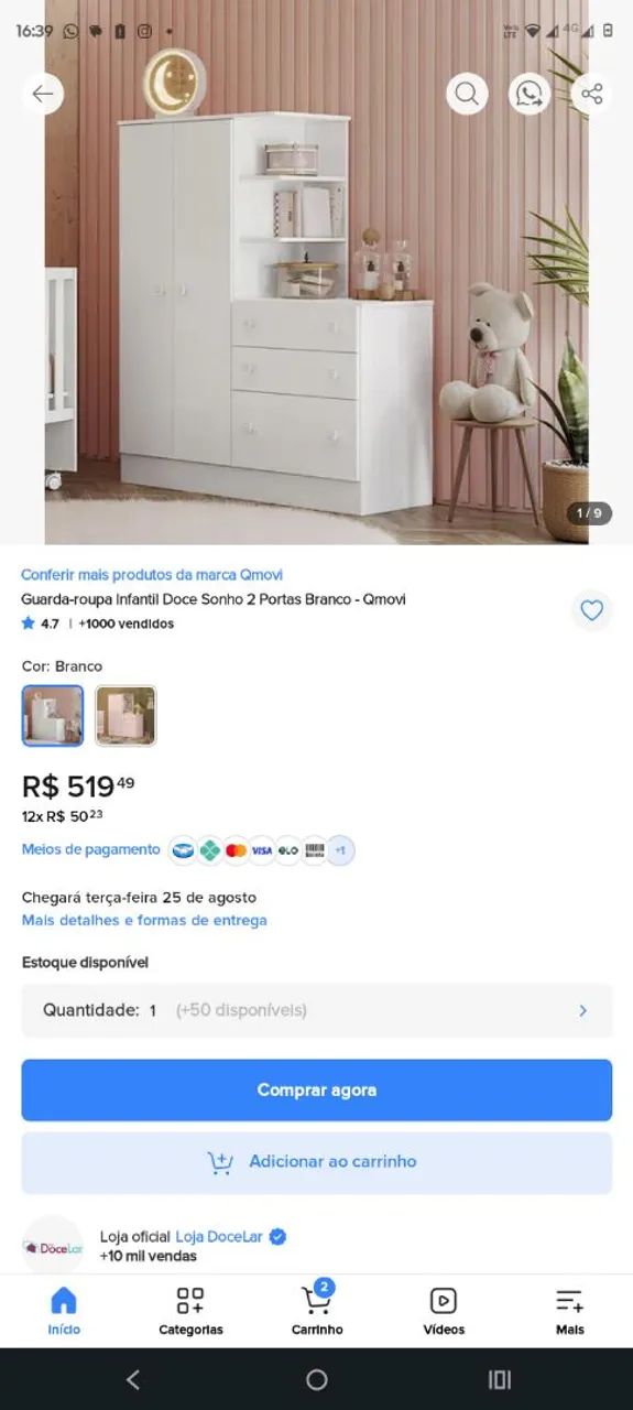 COMODA BEBÊ NA CAIXA !!!! - Foto 4