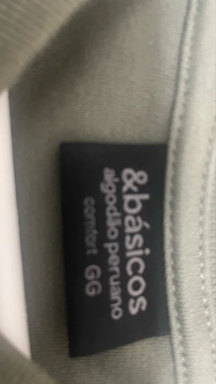 CAMISETA MASCULINO ALGODÃO PERUANO - Foto 2