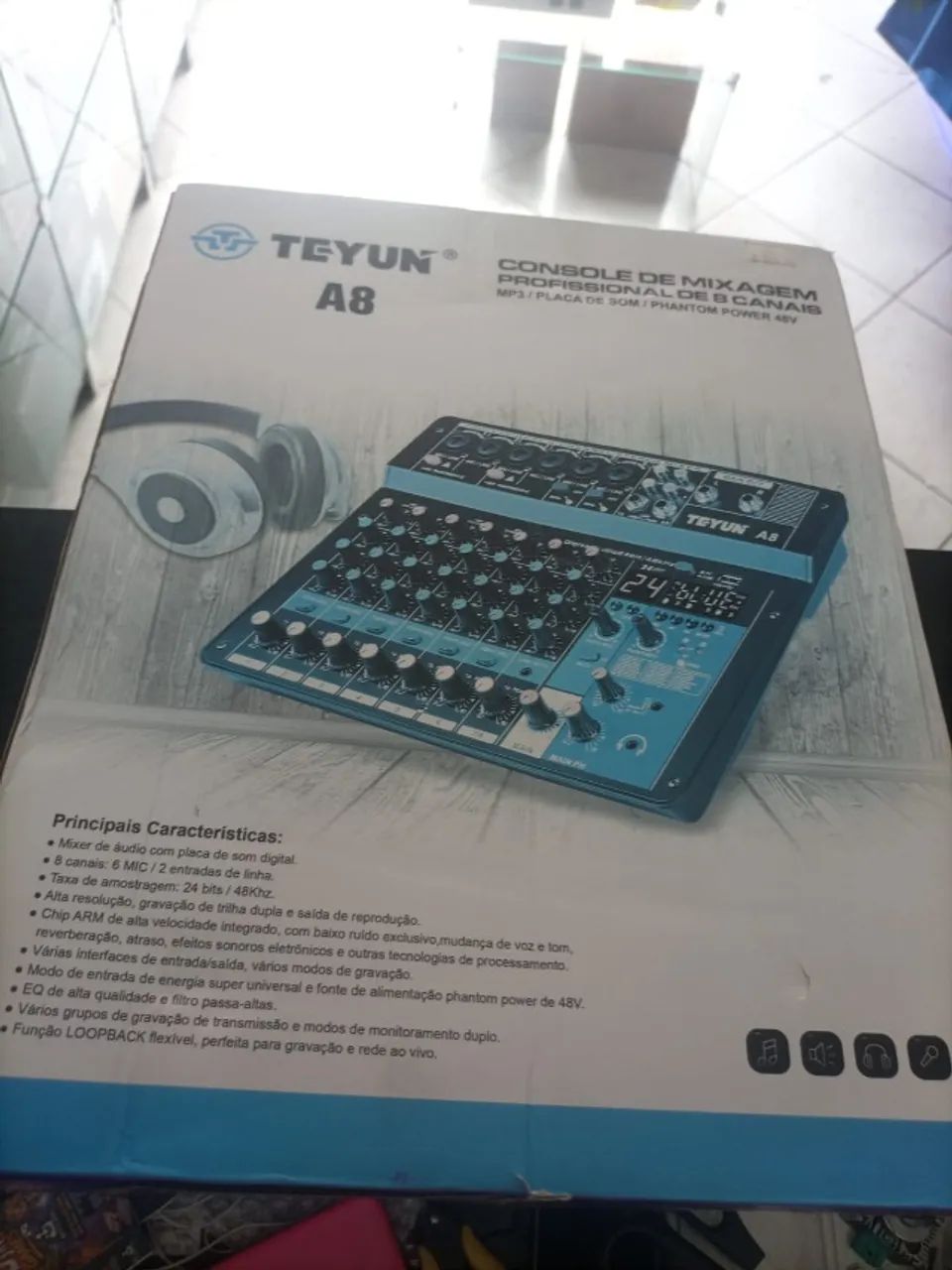 Mesa de som Teyun A8