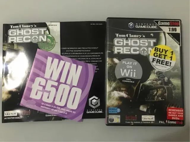 Jogo Ghost Recon Gamecube Europeu Completo