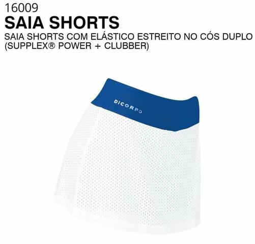 Short Saia Dicorpo Moda dos Famosos Fitness