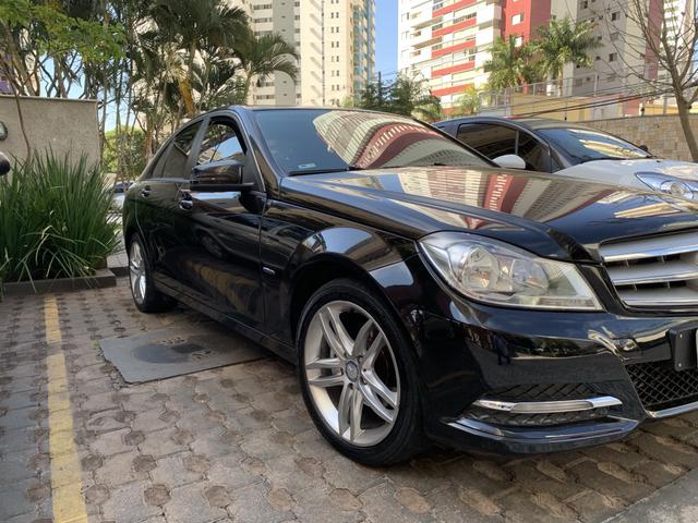 Mercedes c 180 turbo preta 2012 - Foto 7