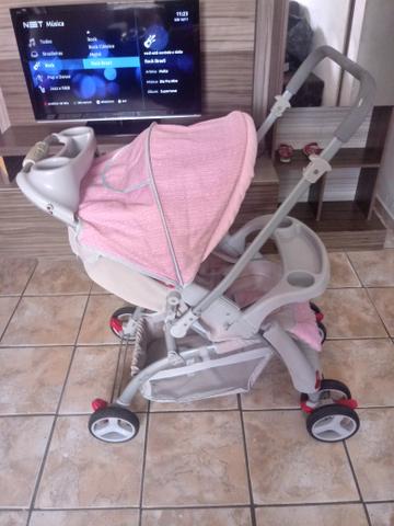 Carrinho de bebê menina e bebê conforto - Foto 6