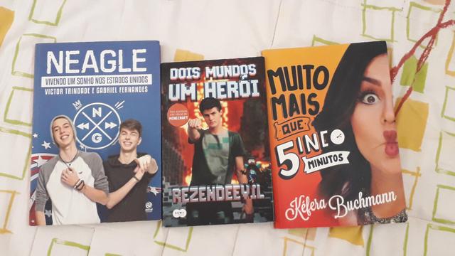 Kit de Livros de youtubers