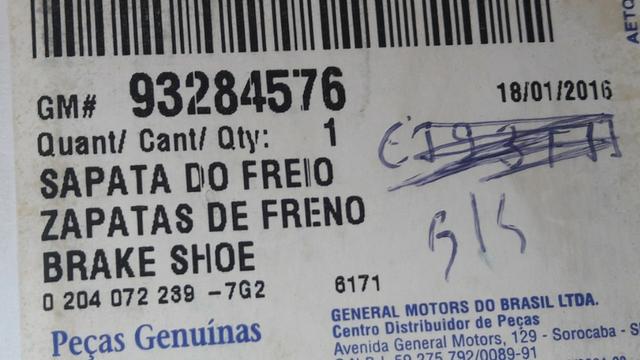 Sapata Lona Freio Traseira Astra 1999 A 2011 - Foto 3
