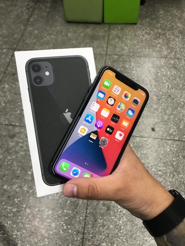 iPhone 11 preto 128gb na caixa com garantia  - Foto 2