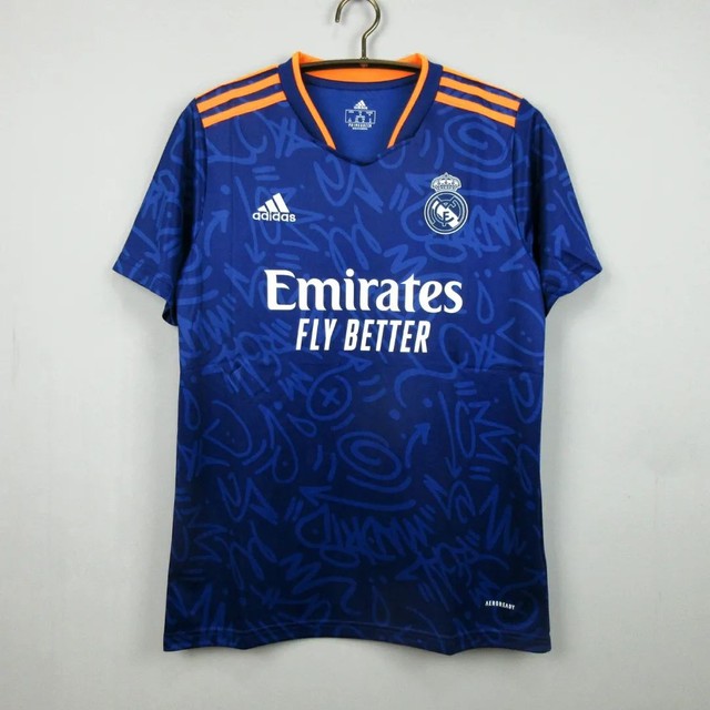 Camisa Real Madrid Azul Way Kit 21/22 Adidas