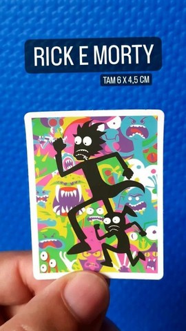 IMÃS DE GELADEIRA - RICK AND MORTY