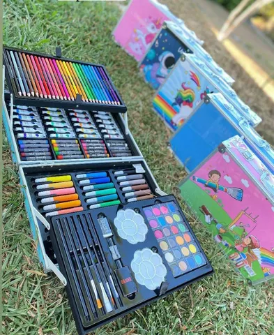 Kit de Pintura Infantil Patrulha Canina c/ Maleta 86 Peças