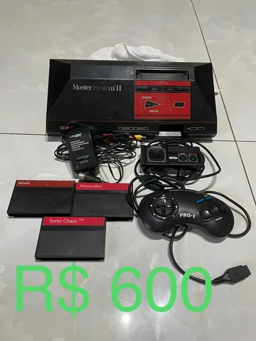 SEGA Master System 2+Controller+3 Sonic Games (1, 2, Chaos) - Top##