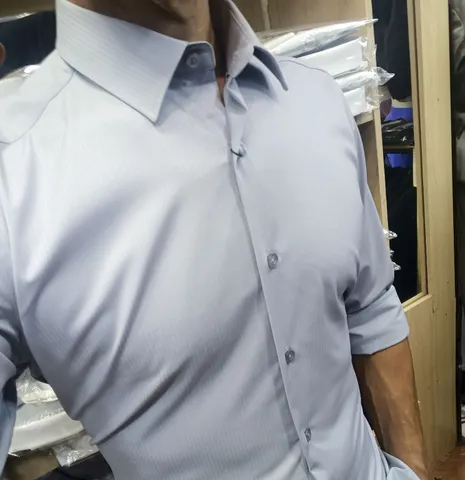Camisa social/casual bambu com elastano slim fit contato só pelo whatsapp