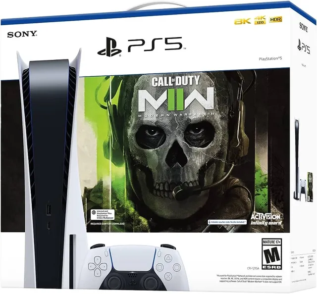 Consola PS5 (825 GB) + Jogo Call of Duty Modern Warfare III