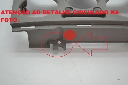 Moldura Central Comando Ar Fiat Palio 1.0 2015 Original - Foto 2