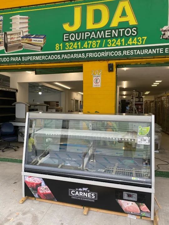 Balcão refrigerado avícola - tamanho 2,00m - marca gelopar 
