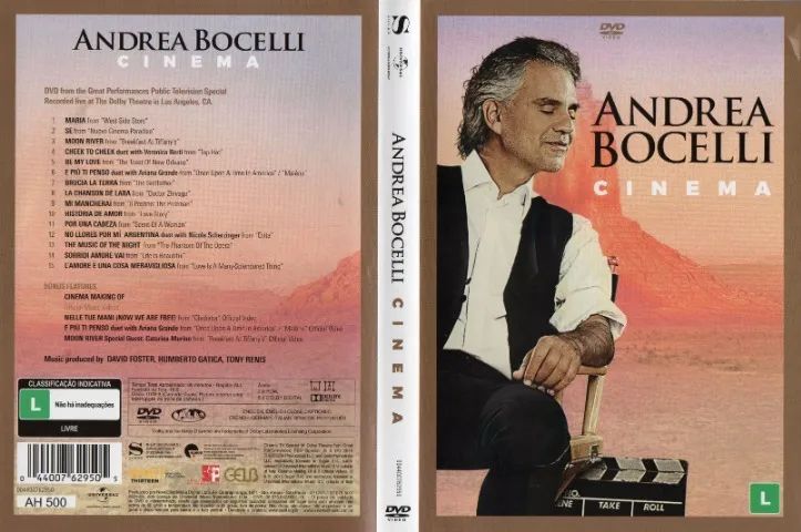 Dvd Andrea Bocelli - Cinema - Foto 6