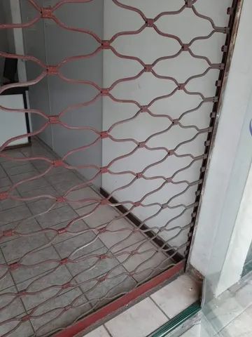 Cortina aço grade pantográfica porta enrolar aço ferro segurança loja comércio sala - Foto 5
